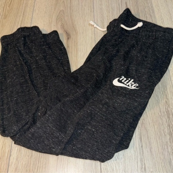 Nike Pants - Nike Dri-FIT grey gray white jogger sweatpants